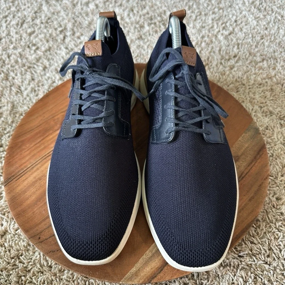 Wolf & Shepherd Swiftknit Derby Knit Mesh Hybrid Sneakers Mens 10 Navy Blue W12